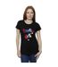 Disney T-shirt en coton Mickey Mouse Goal Striker Pose pour femmes/femmes (Noir) - UTBI33428-2