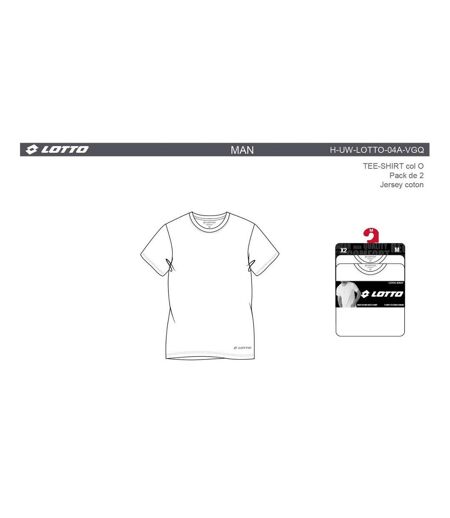 T Shirt LOTTO - Pack de 2