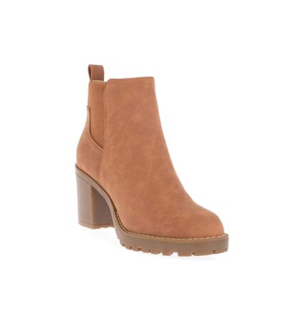 Bottines chelsea barbara femme cognac Only