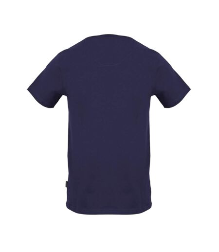 Mens Jersey Crew Neck T-shirt Navy Aquascutum