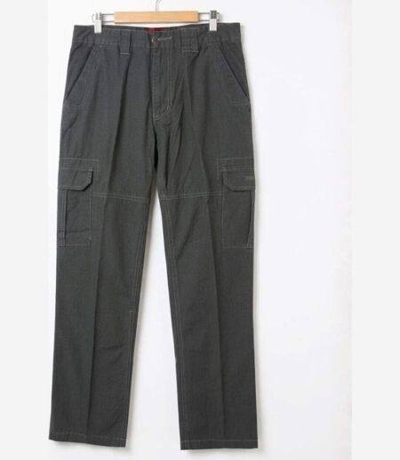 WINCHESTER WINDOWM — Pantalon cargo marron : le confort du pur coton