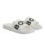 Claquettes Motif/style Logo Bay Adulte Blanc Boss-1