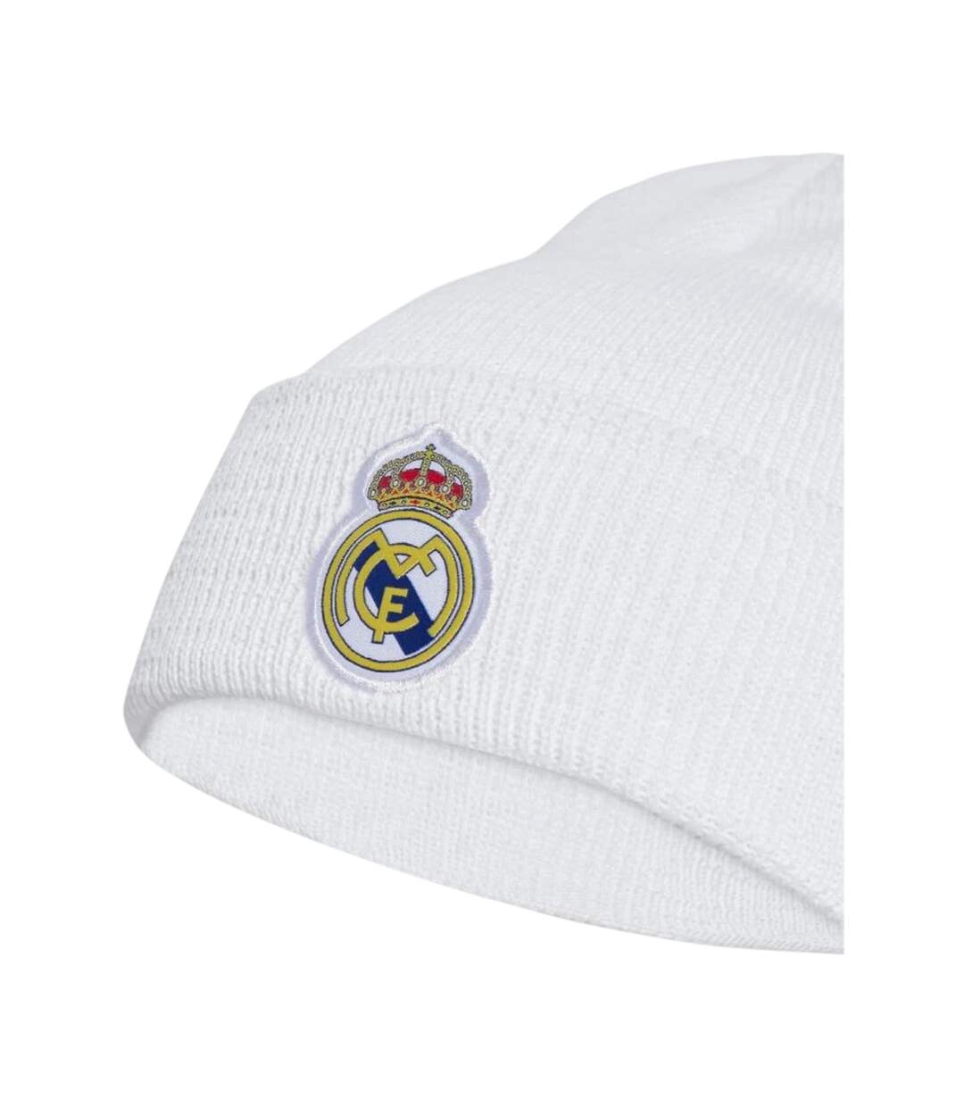 Bonnet Motif/style Real Madrid Cf Woolie Homme Blanc Adidas-3