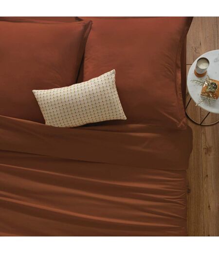 Housse de Couette Intérieur 140x200cm Terracotta