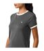 Womens/ladies Trinkey Ringer T-shirt Grey Jack Wills-4