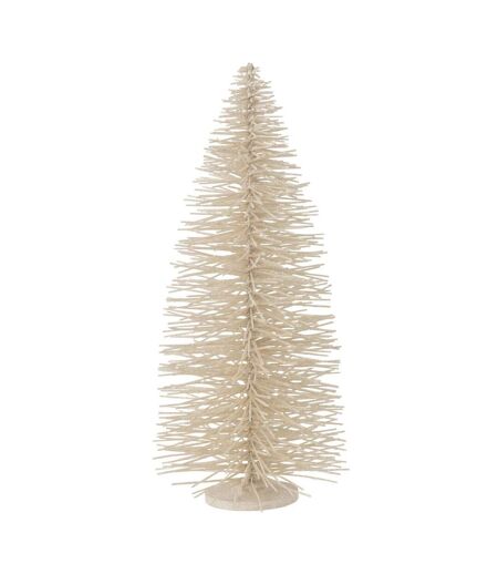 Sapin de Noël Déco à Paillettes Otis 70cm Blanc