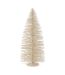 Sapin de Noël Déco à Paillettes Otis 70cm Blanc-1