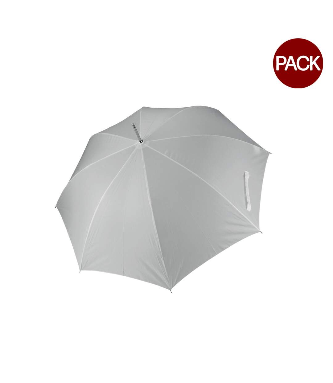 Lot de 2  Parapluie canne à ouverture automatique adulte unisexe taille unique blanc Kimood-1