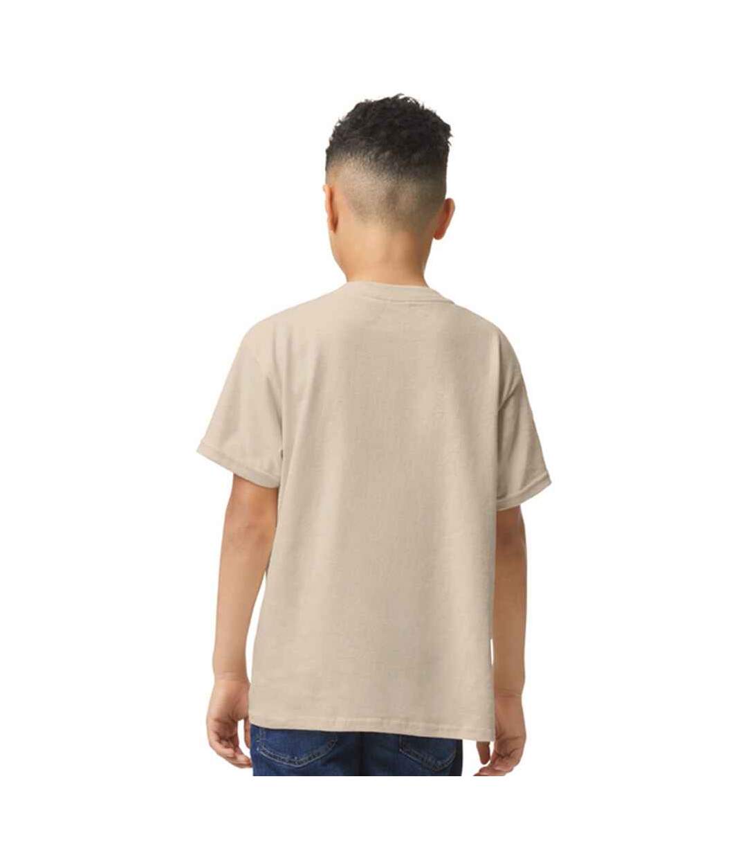 T-shirt enfant sable Gildan-2