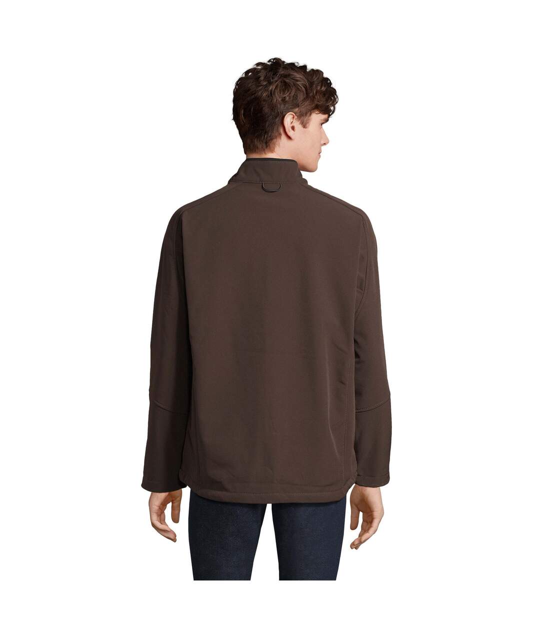 Veste Softshell Relax Homme Chocolat Foncé SOLS-3
