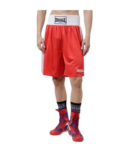 Short De Boxe Homme Rouge Blanc Lonsdale