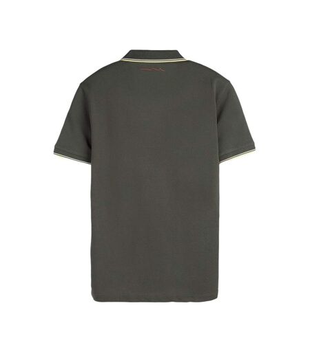 Polo kaki/jaune homme teddy smith pasian 2 - 3xl