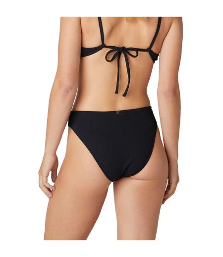 Slip de bain taille haute noir Sanary