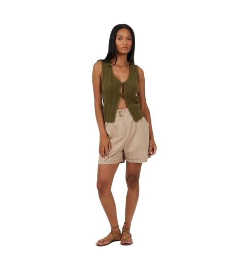 Short Femme Beige Gris Brave Soul