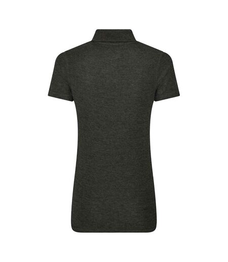 Womens/ladies polo shirt charcoal PRO RTX