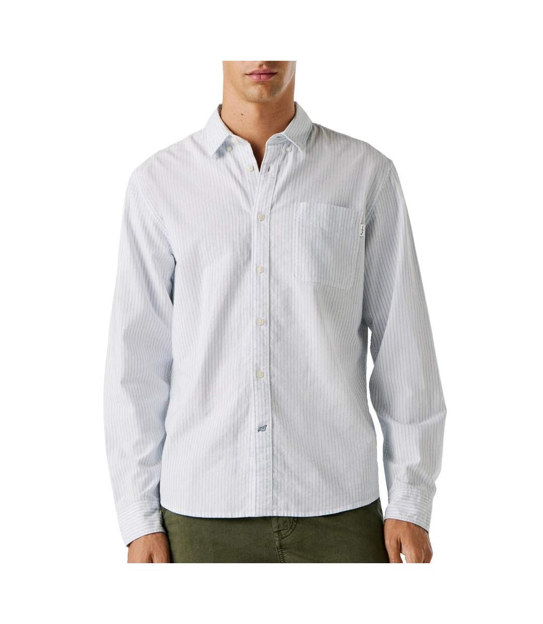 Chemise bleu homme pepe jeans pm3091209-1