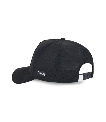 Casquette homme trucker en suedine finitions premium Marvel Panther Capslab