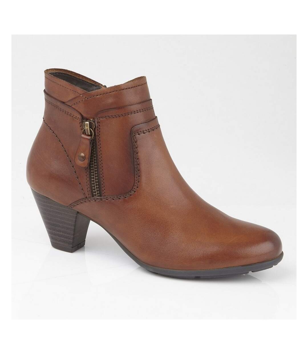 Bottines en cuir clèo femme marron Cipriata-2