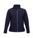 Regatta Womens/Ladies Ablaze Printable Softshell Jacket (Navy Blue/French Blue) - UTRG3561-2