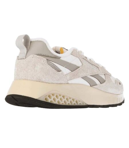Unisex adult leather hexalite trainers white/grey Reebok