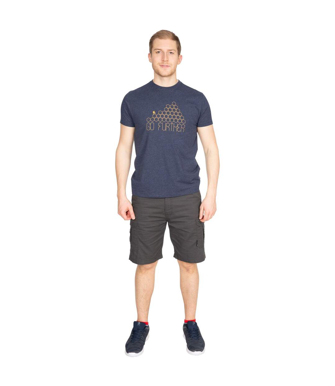 Trespass Mens Buzzinley T-Shirt (Navy Marl) - UTTP4970-1
