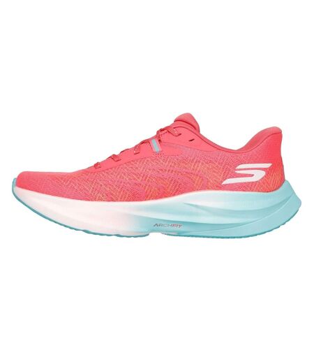 Womens/ladies Go Run Ride 12 Trainers Coral Skechers