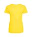 Just cool womens/ladies sports plain t-shirt sun yellow AWDis