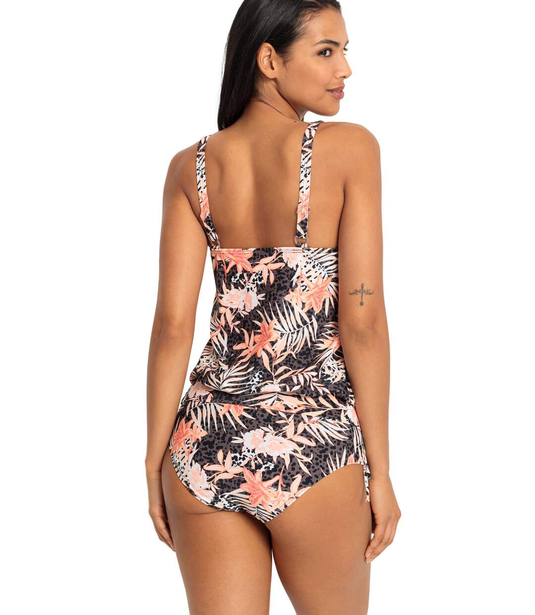 Bas maillot slip de bain taille haute côtés réglables Branda Lascana-4