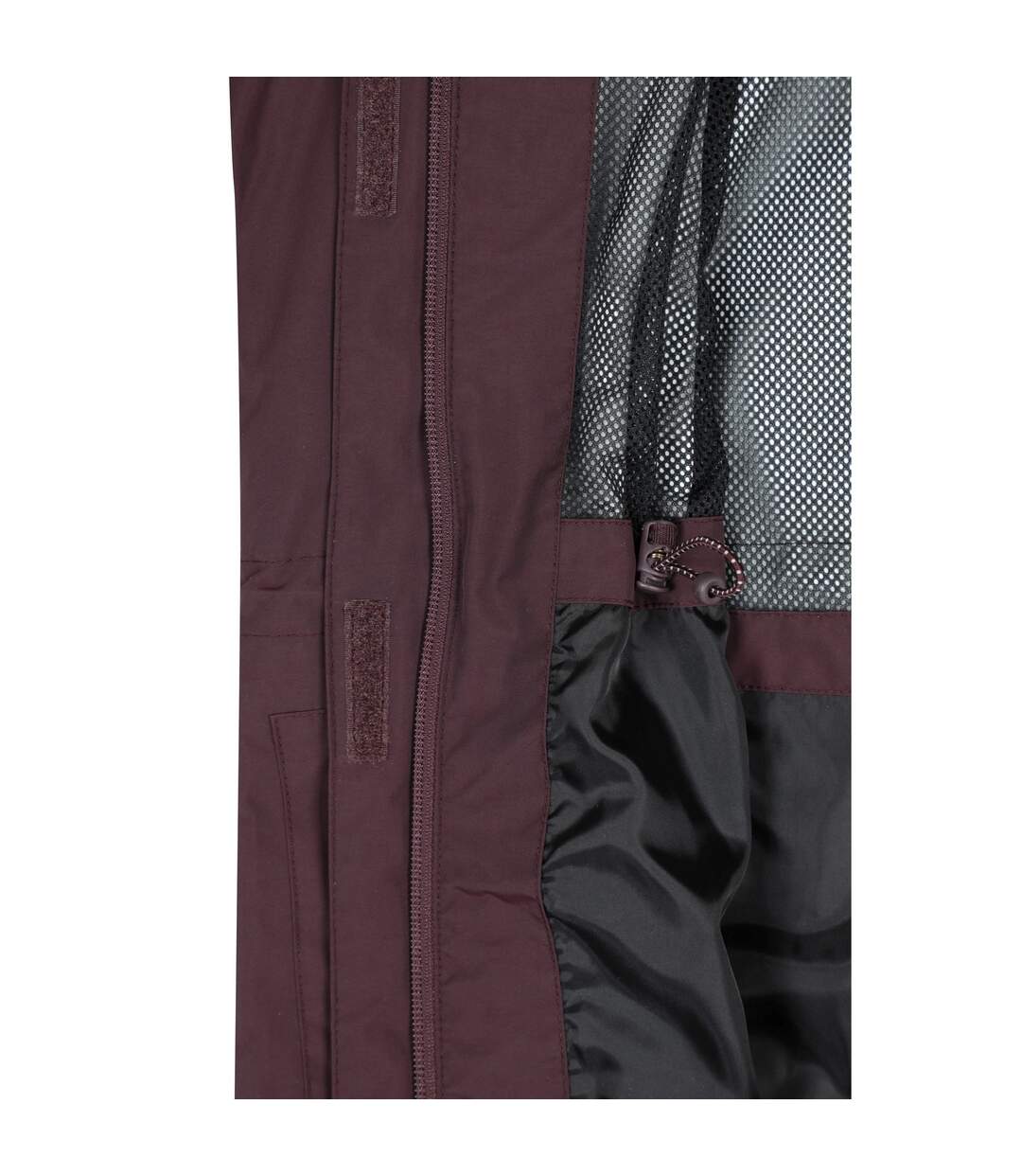 Womens Hannah Extreme Waterproof Mac Burgundy Mountain Warehouse-4