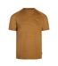 T-shirt leecana homme rouge orangé chiné Trespass-1