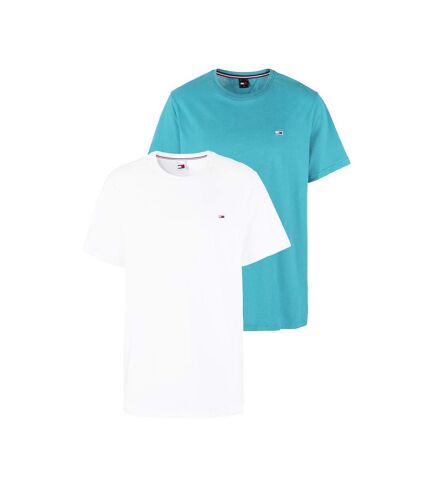 X2 T-shirt Blanc/Bleu Homme Tommy Hilfiger DM0DM15381 - S