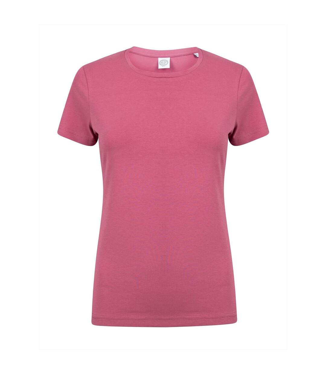 Feel good t-shirt étirable à manches courtes femme rose musqué Skinni Fit