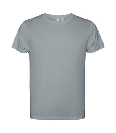 Mens estoril short-sleeved t-shirt grey Roly