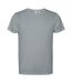 Mens estoril short-sleeved t-shirt grey Roly-1