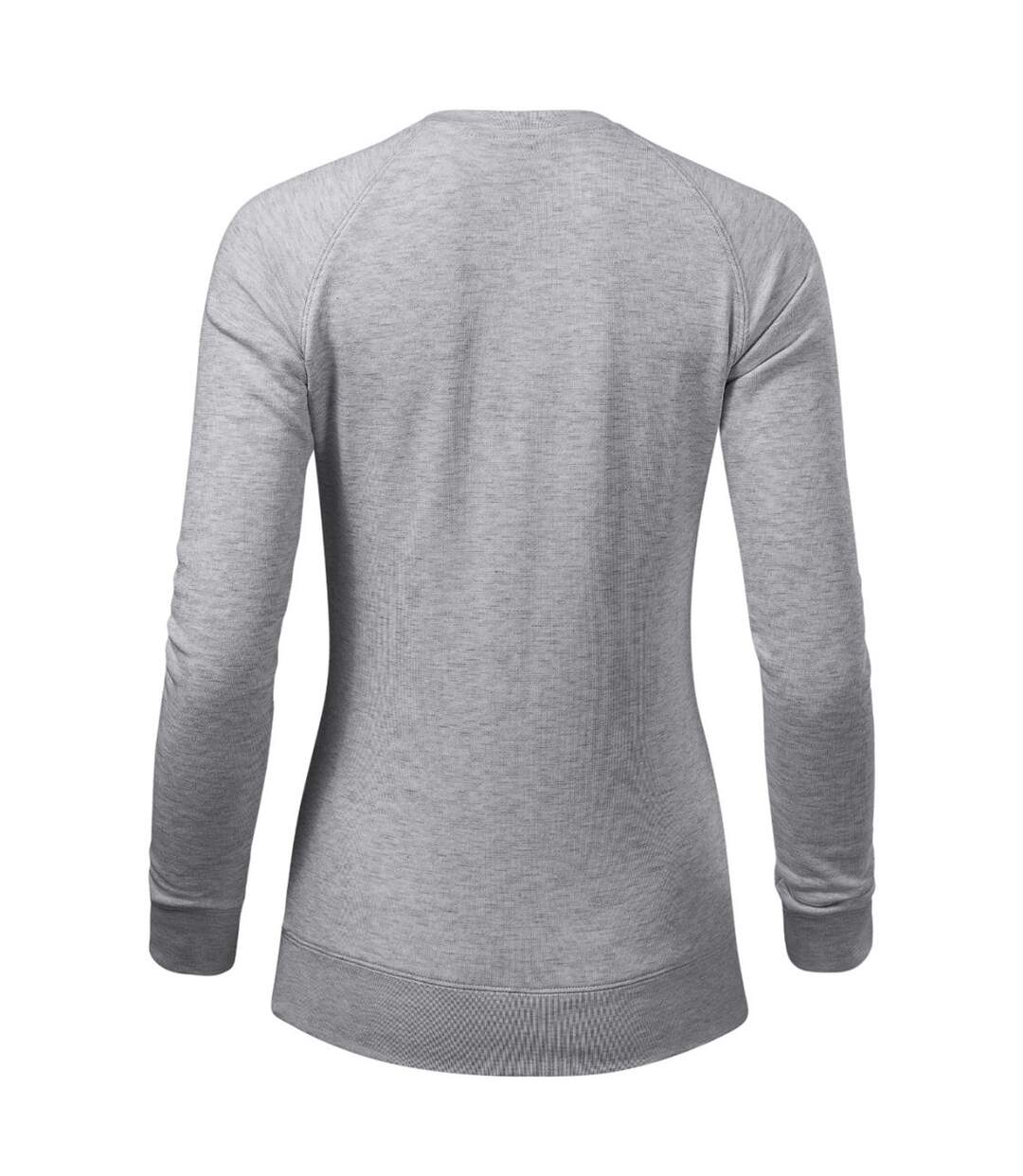 Sweat Merger Femme Gris Malfini-2