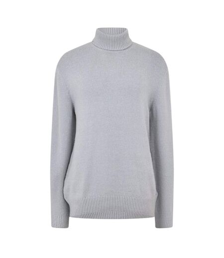 Unisex Adult Ribbed Cuff Sweatshirt Silver Boss