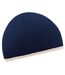 Bonnet bicolore adulte unisexe bleu marine/gris Beechfield-1