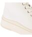 Womens/ladies Canvas Flatform High Top Trainers Cream Vagabond Shoemakers-4
