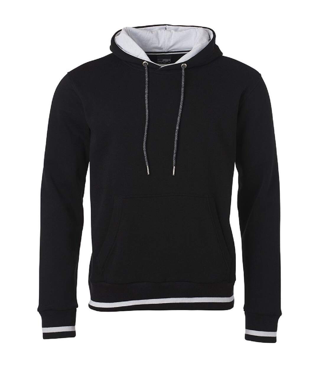 Sweat shirt à capuche homme - JN778 - noir