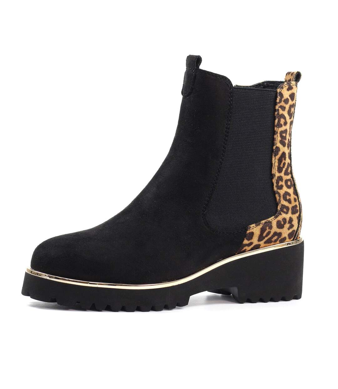 Bottines Nakita Femme Noir Lunar-3
