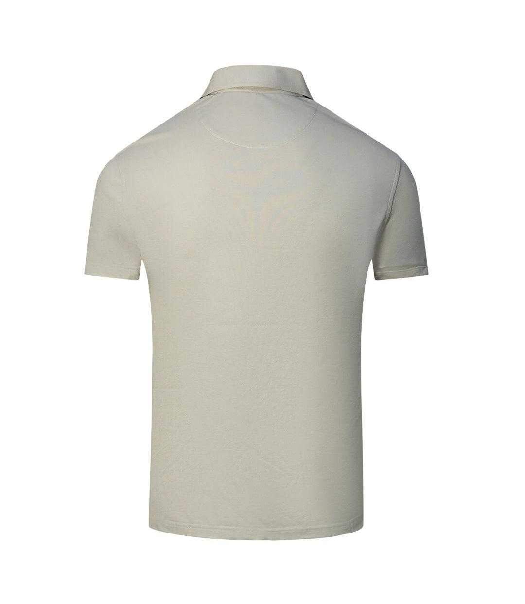 Polo Motif Logo Aldis London Adulte Beige Aquascutum-2
