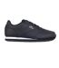 Mens Classic Coated Leather Trainers Navy White Slazenger-1