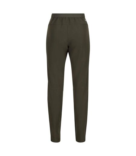 Pantalon de marche pentre femme kaki foncé Regatta