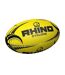 Ballon de rugby cyclone taille 5 jaune fluo Rhino