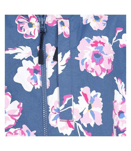 Veste Imperméable Motif/style Floral Femme Bleu Rose Blanc Lazy Jacks