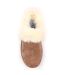 Chaussons Mules Nevis Femme Marron Clair Lunar-4