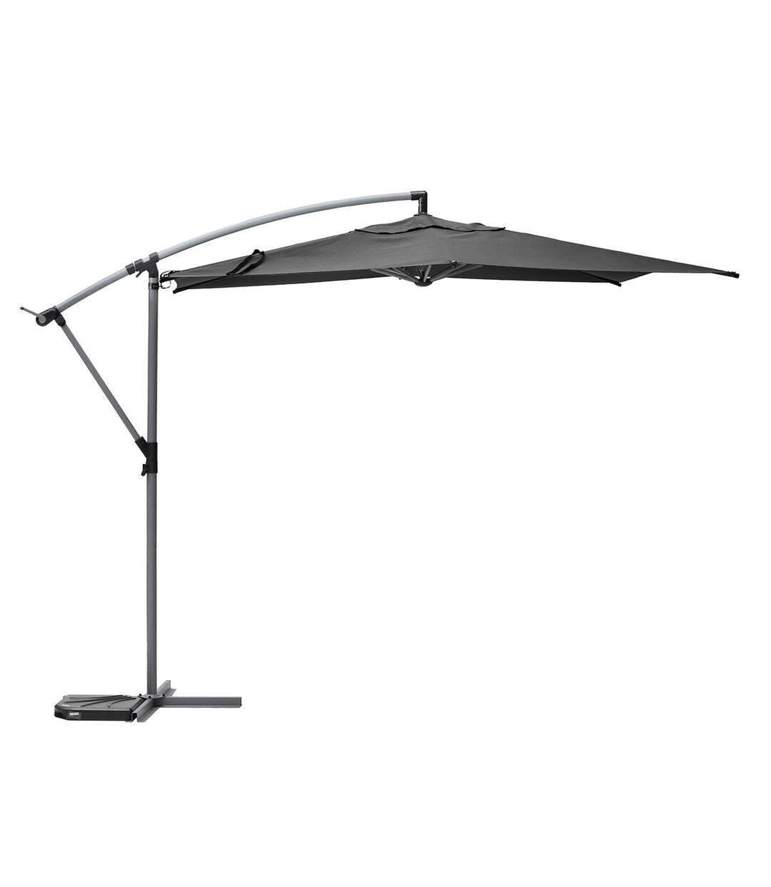 Parasol décentré Manao - Diamètre 3 mètre - Ardoise-1
