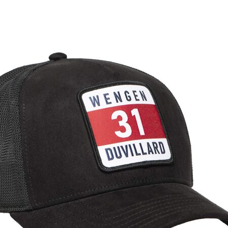 Casquette Trucker premium avec filet Suédine Dossard Duvillard