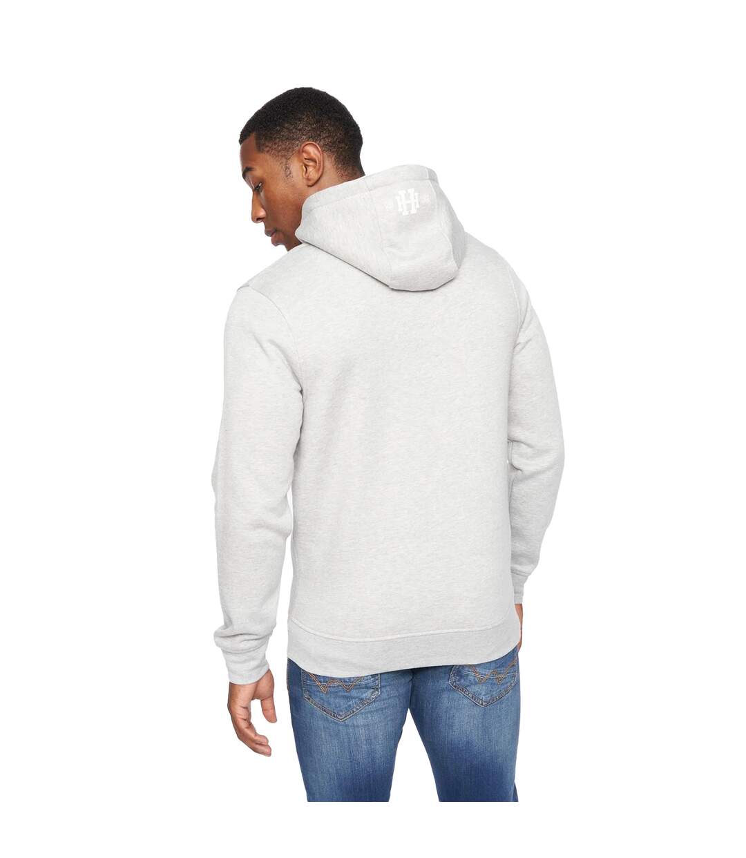 Sweat à capuche tipton homme marl gris Henleys