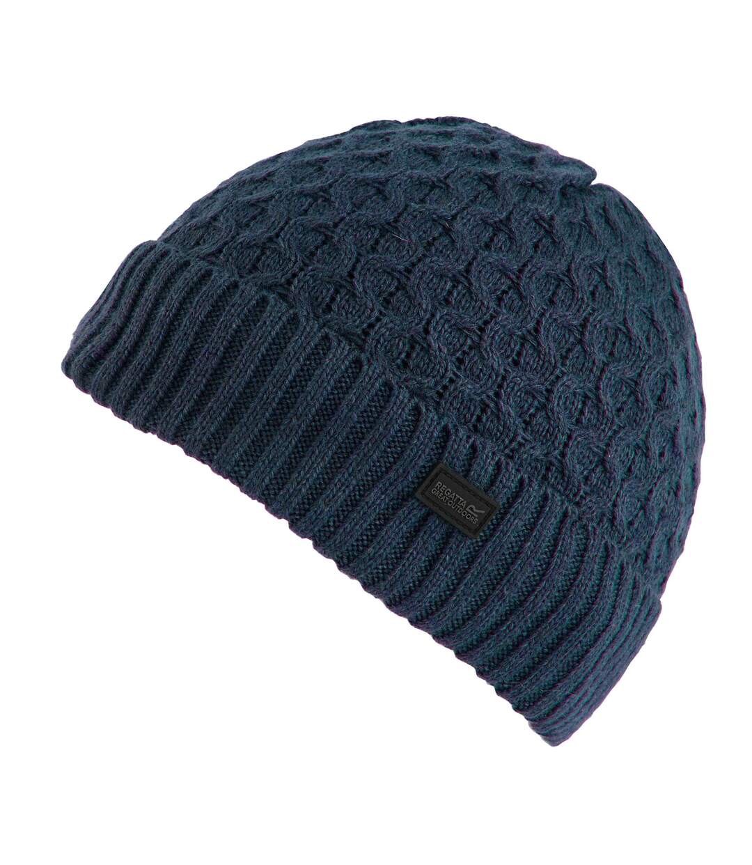 Mens Harrell Beanie Navy Blue Regatta-1